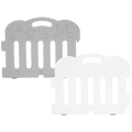 Caraz KIBEL Baby Room 2 Panels Extension Kit - Grey + White