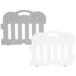 Caraz KIBEL Baby Room 2 Panels Extension Kit - Grey + White