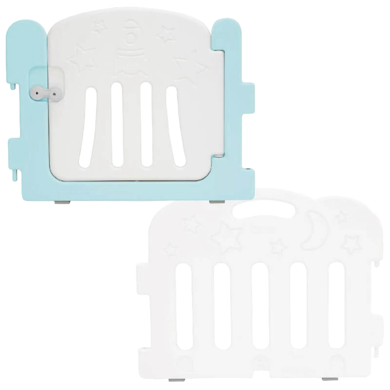 Caraz KIBEL Baby Room Extension Kit (1 Door + 1 Panel) - Mint / White