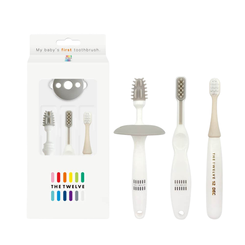 The Twelve Baby Toothbrush Set 3pk 6-12 months