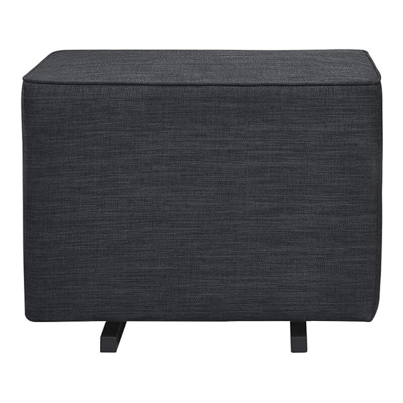 Babyletto Kiwi Gliding Ottoman - Coal Grey