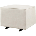 Babyletto Kiwi Gliding Ottoman - White Linen