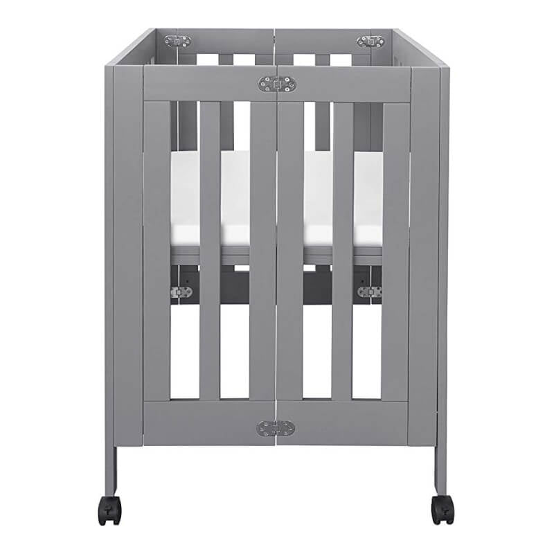 Babyletto Origami Mini Crib - Grey
