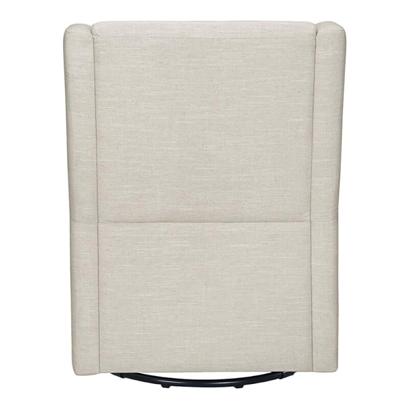 Babyletto Toco Swivel Glider & Ottoman - White Linen