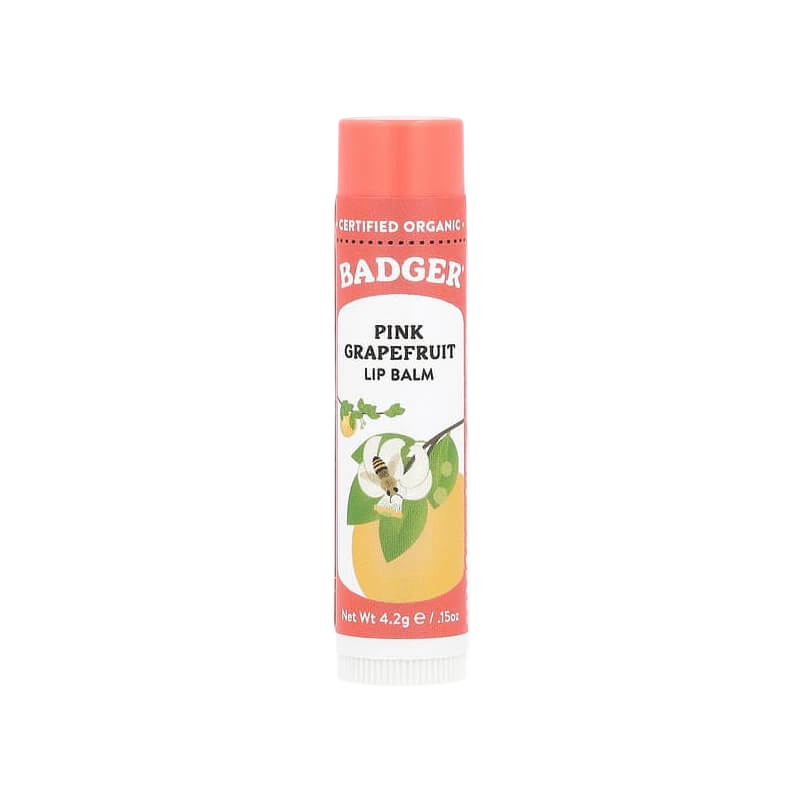 Badger Lip Balm Pink Grapefruit