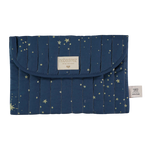 Nobodinoz Bagatelle Pouch - Gold Stella / Night Blue