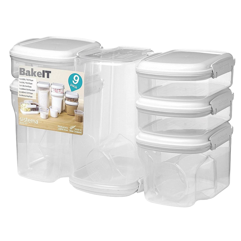 Sistema¬Æ BAKE IT‚Ñ¢ 9-Piece Food Storage Set