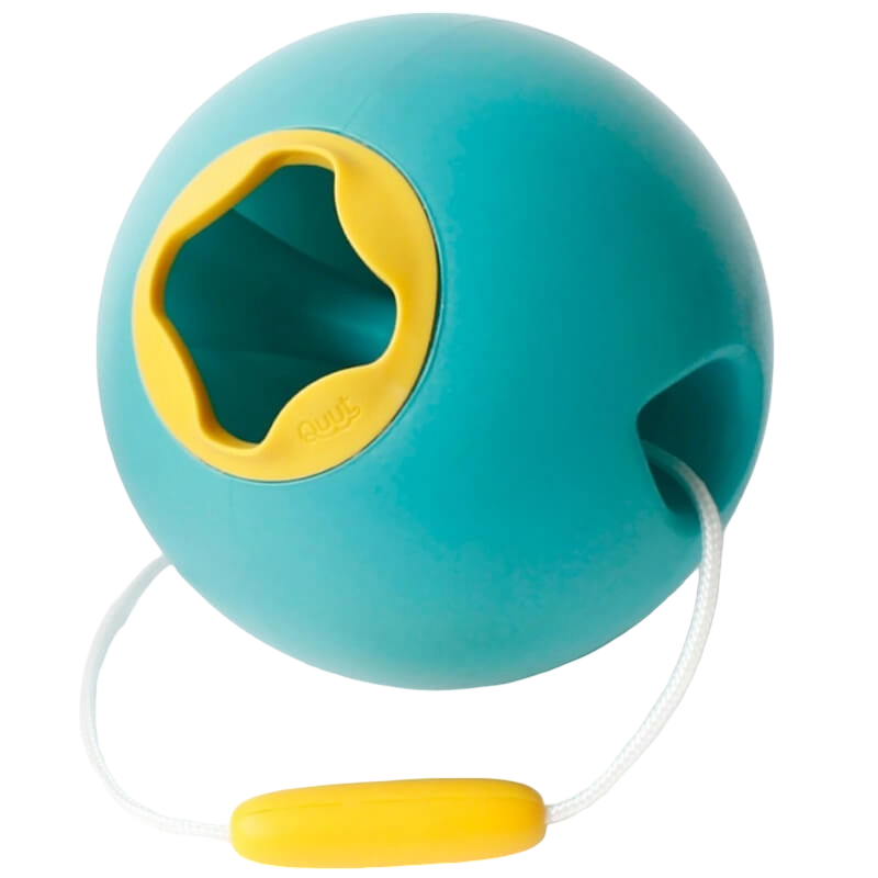 Quut Toys Ballo，湖綠色+柔和黃色