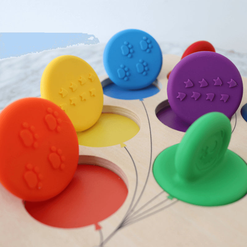 Jellystone Designs Balloon Colour Sorter - Rainbow Bright