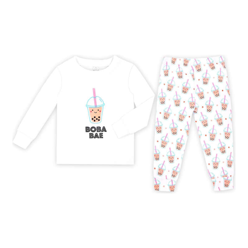 The Wee Bean Bamboo Blend Two Piece Pajama Set