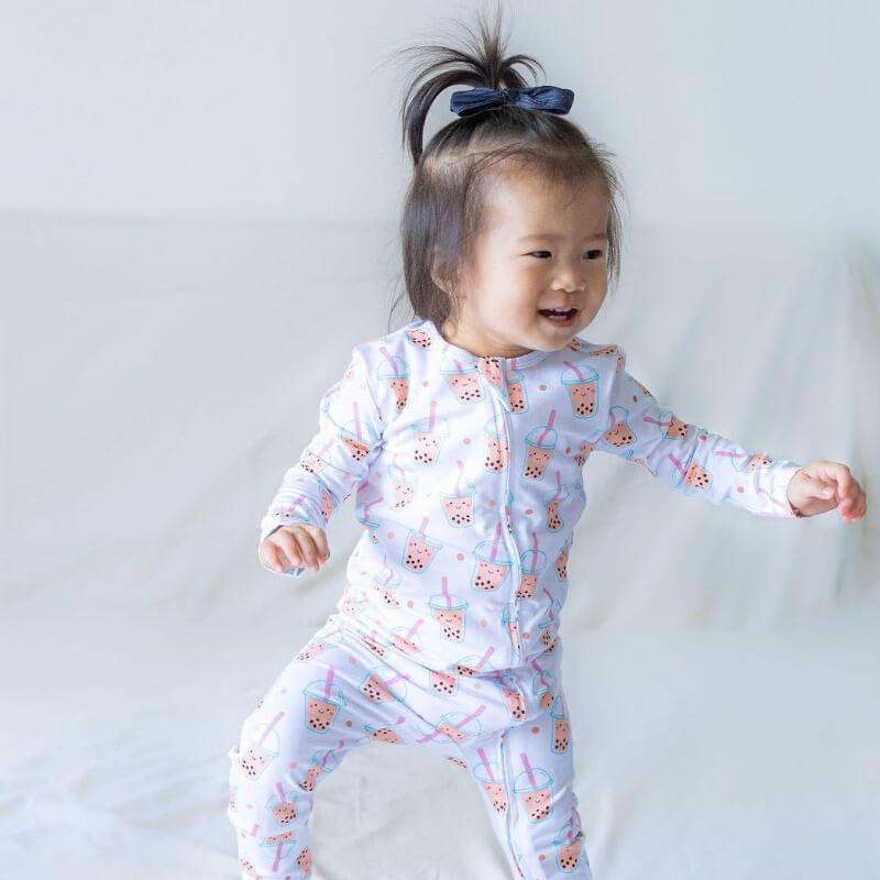 The Wee Bean Bamboo Convertible Zip Romper
