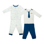 NotTooBig Bamboo Long Sleeves Pyjamas Sets (2 Sets) Pilot