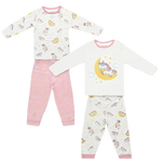NotTooBig Bamboo Long Sleeves Pyjamas Sets (2 Sets) Unicorn