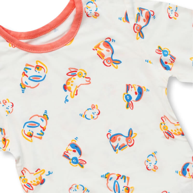 NotTooBig Bamboo Pyjamas 2-Pack - Bunny