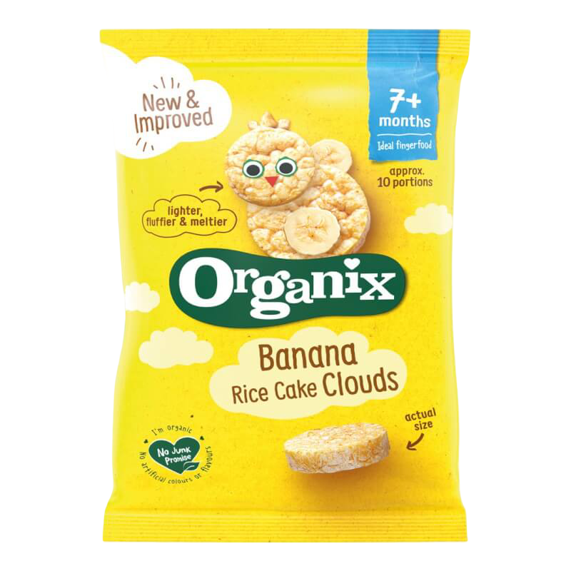 Organix 香蕉米糕雲朵 40克（7個月以上）