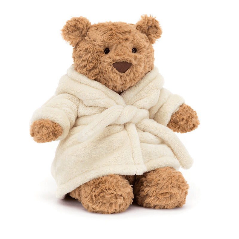 Jellycat Bartholomew Bathrobe Bear soft toy 26cm