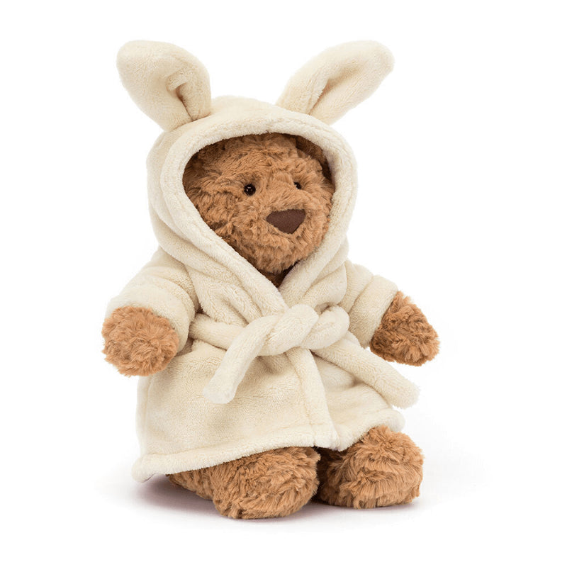 Jellycat Bartholomew Bathrobe Bear soft toy 26cm