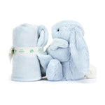 Jellycat Jellycat Bashful Blue Bunny Soother 34x34cm
