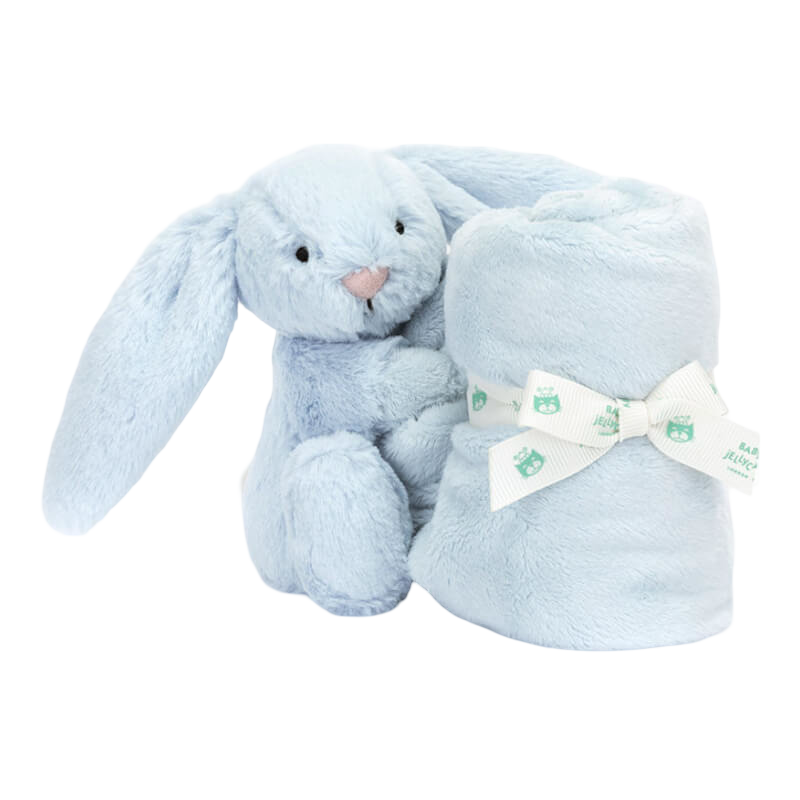 Jellycat Jellycat Bashful Blue Bunny Soother 34x34cm
