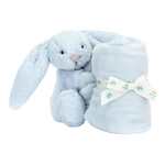 Jellycat Jellycat Bashful Blue Bunny Soother 34x34cm