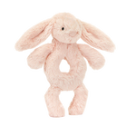 Jellycat 害羞腮紅兔環形搖鈴 18厘米 x 8厘米 x 2厘米