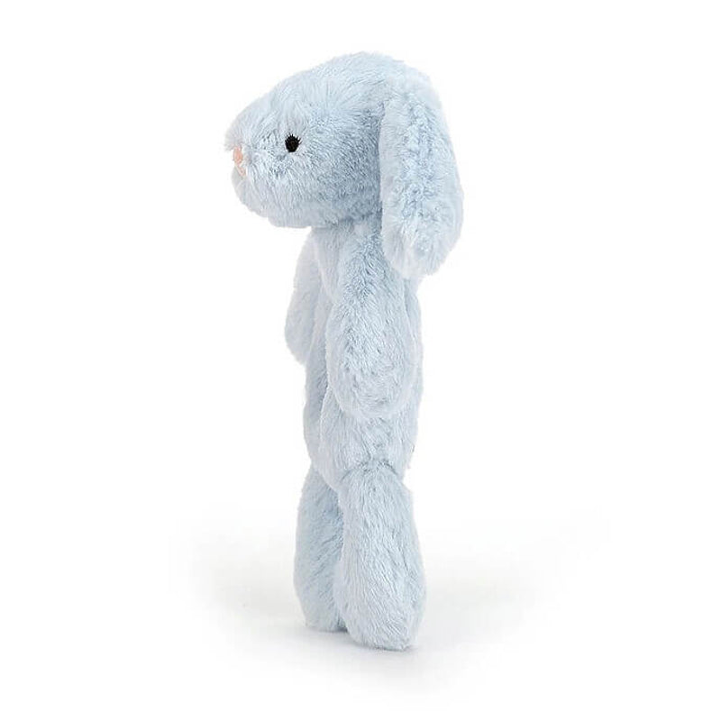Jellycat Jellycat Bashful Baby Blue Bunny Ring Rattle 18cm x 8cm x 2cm
