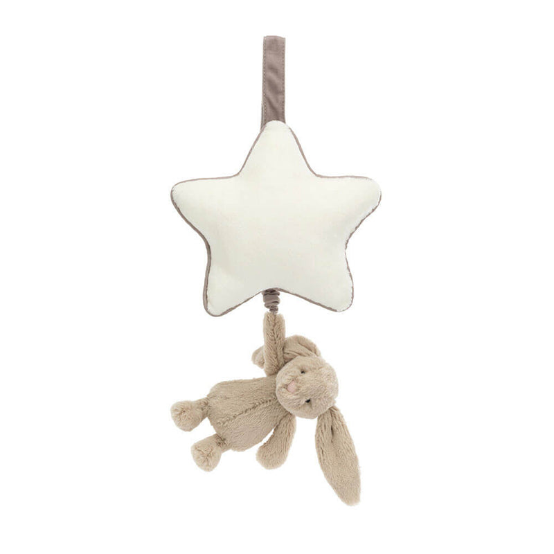 Jellycat Bashful Bunny Musical Pull Toy 28cm