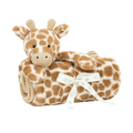 Jellycat Bashful Giraffe Blankie 56cm x 70cm x 9cm