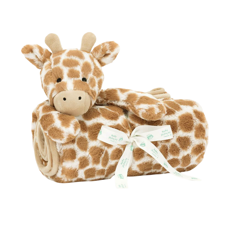 Jellycat Bashful Giraffe Blankie 56cm x 70cm x 9cm
