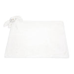 Jellycat Bashful White Luxe Bunny Blankie 56cm x 70cm x 9cm