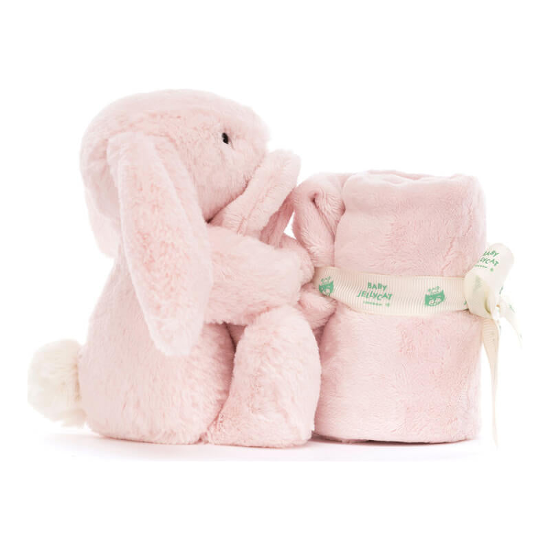 Jellycat 害羞粉紅兔子安撫奶嘴 34x34厘米