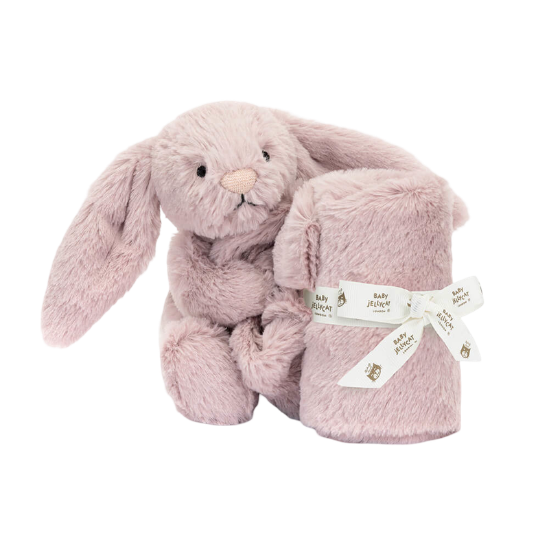 Jellycat Bashful Pink Luxe Bunny Soother Rosa 15cm x 34cm x 34cm