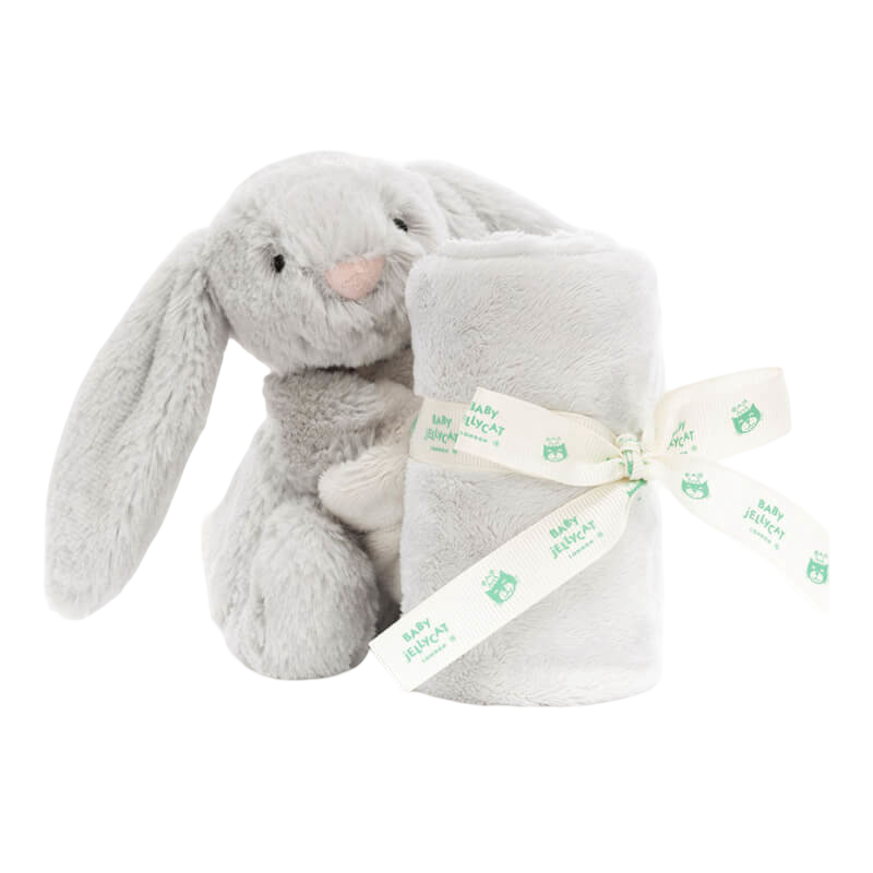 Jellycat Jellycat Bashful Silver Bunny Soother 34x34cm