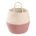 Lorena Canals Basket Zoco Ash Rose-Natural 35xØ30cm