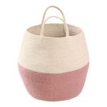 Lorena Canals Basket Zoco Ash Rose-Natural 35x√ò30cm