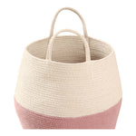 Lorena Canals Basket Zoco Ash Rose-Natural 35x√ò30cm