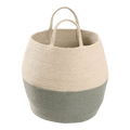 Lorena Canals Basket Zoco Vintage Blue-Natural Ø30x35cm