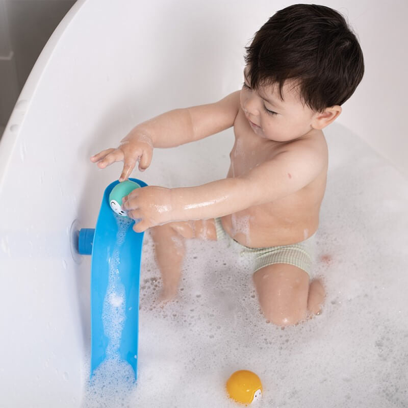 Matchstick Monkey Bathtime Slideset - Blue