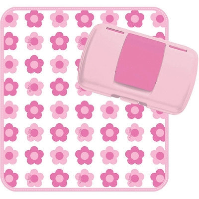 b.box Diaper Wallet - Pink Flower Power