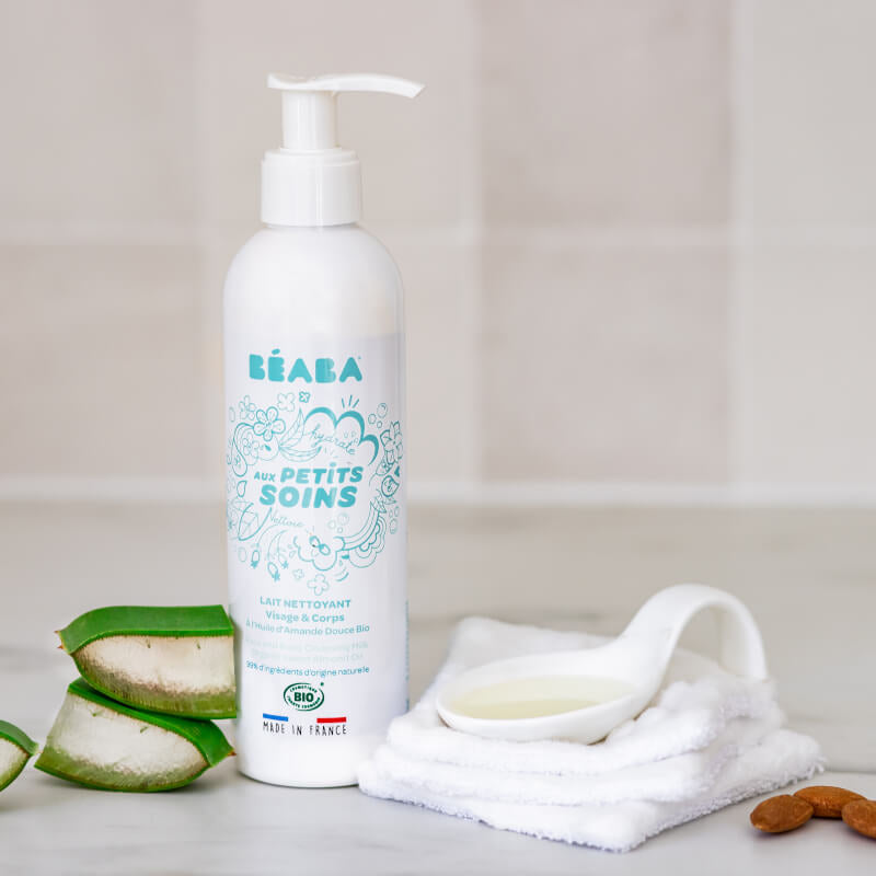 Beaba Face and Body Cleansing Milk with Organic Sweet Almond Oil 250ml