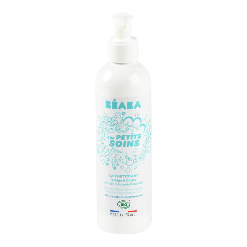 Beaba Face and Body Cleansing Milk with Organic Sweet Almond Oil 250ml