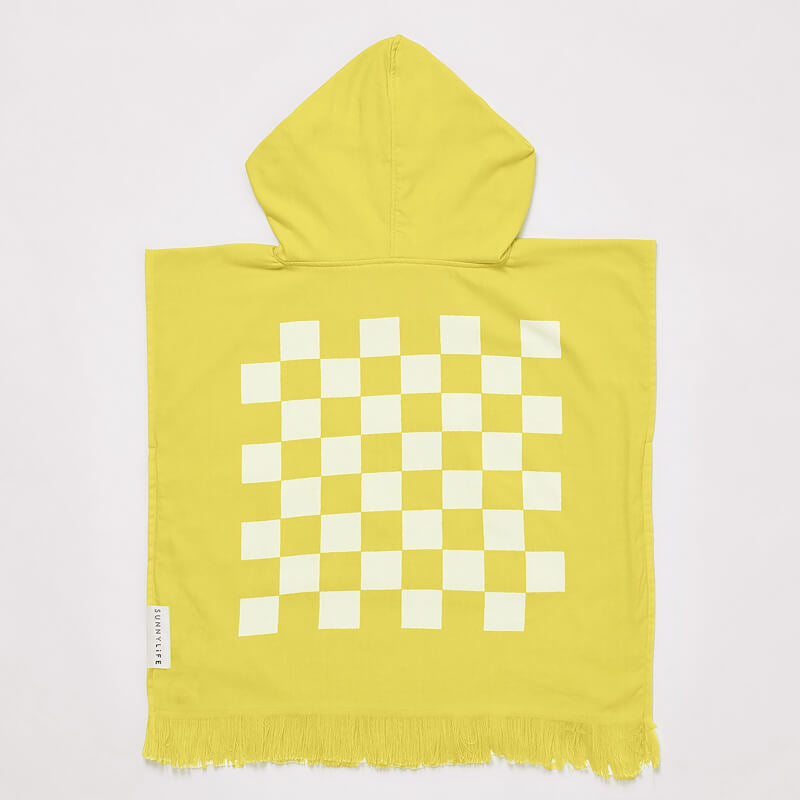 SUNNYLiFE Beach Games Hooded Towel - Checkerboard