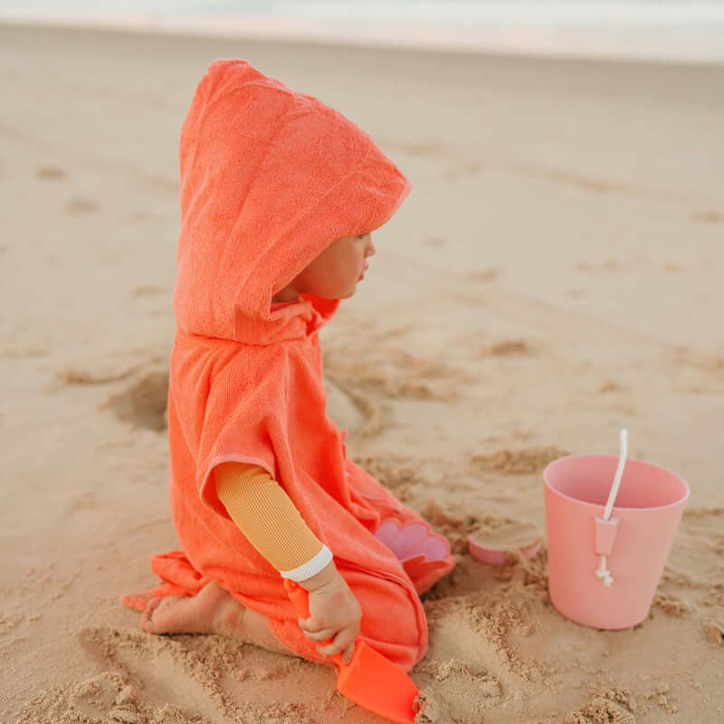 SUNNYLiFE Beach Hooded Towel - Ocean Treasure Neon Rose