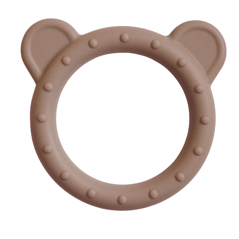 Mushie Bear Teether - Natural