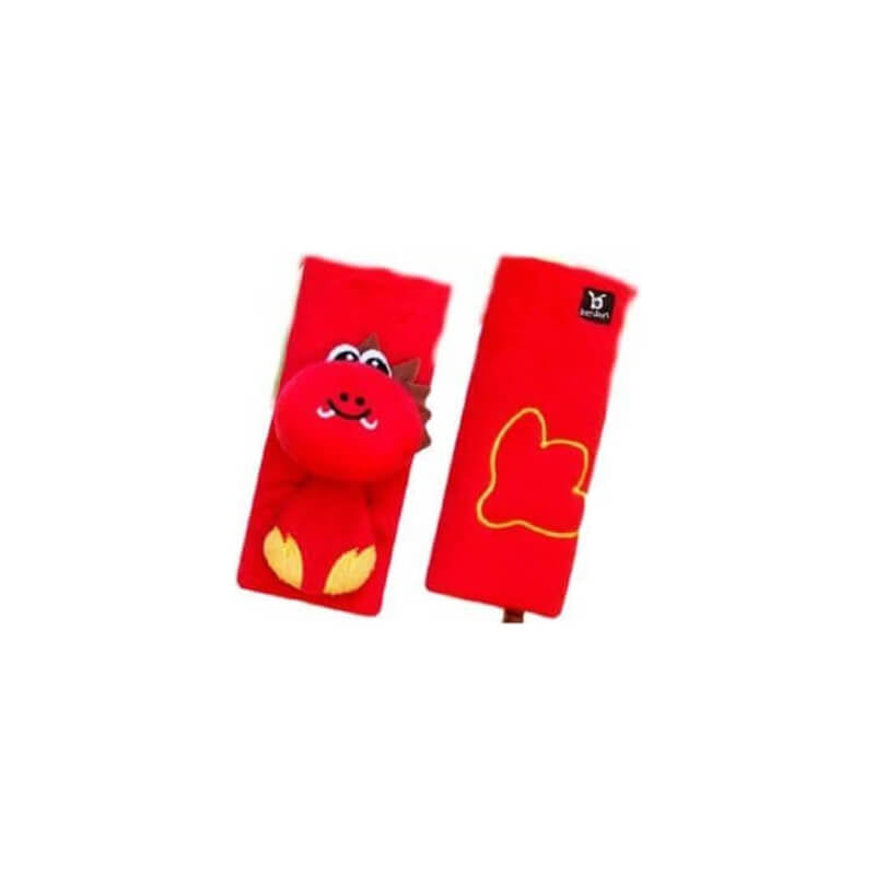 BenBat Total Head Support & Seat Belt Pals - 1-4 yrs - Dragon