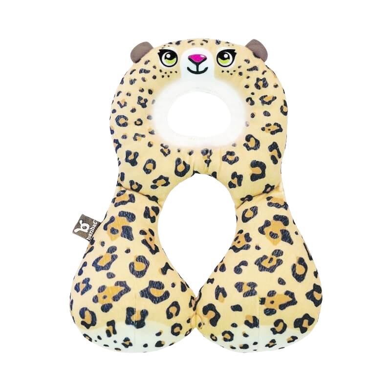 BenBat Travel Friends Savannah 兒童頭枕 - 1-4 歲 - 豹紋