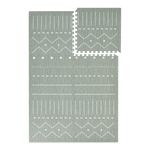 Toddlekind Premium Foam Play Mats 120x180cm - Berber Collection - Moss