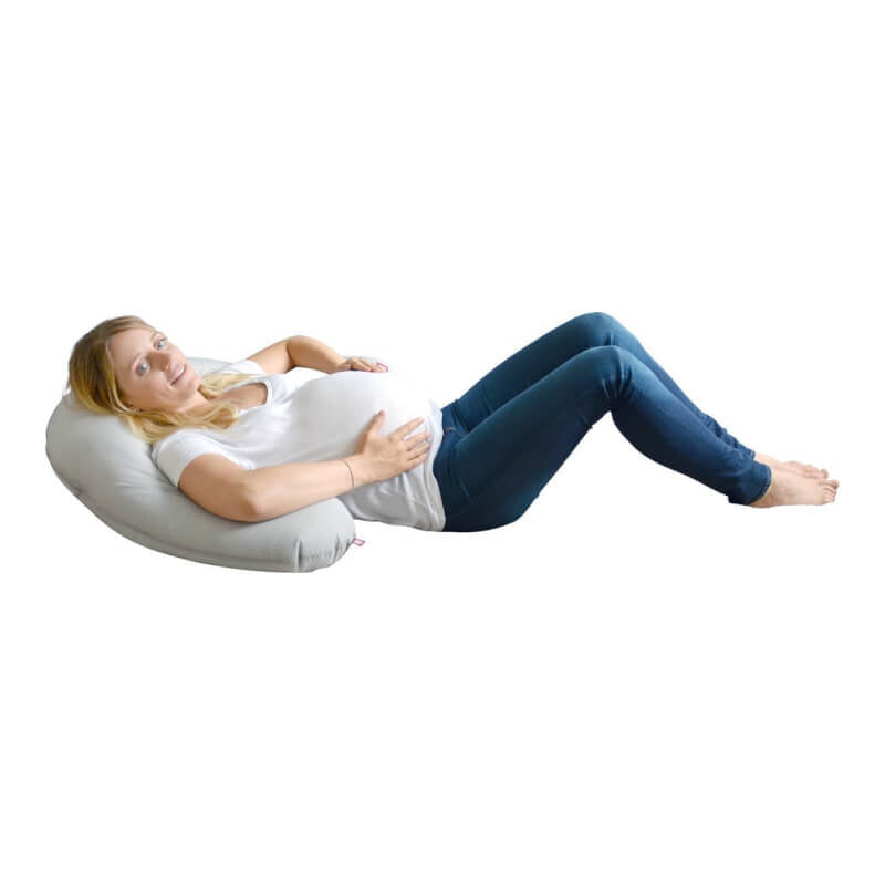 Red Castle | Cocoonababy Big Flopsy Maternity and Nursing Pillow - Fleur de Coton, Chalk Pink