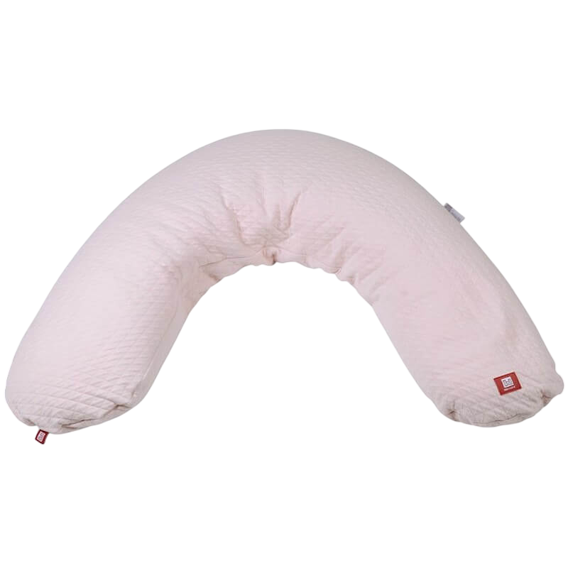 Red Castle | Cocoonababy Big Flopsy Maternity and Nursing Pillow - Fleur de Coton, Chalk Pink