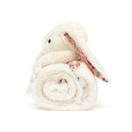Jellycat 花朵奶油兔子漿果毯 56厘米 x 70厘米 x 9厘米